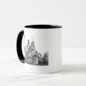 Paardenstandbeeld van Louis XIV Mok (Voorkant links)