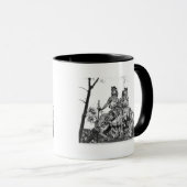 Paardenstandbeeld van Louis XIV Mok (Voorkant rechts)