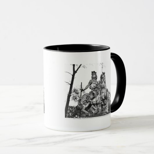 Paardenstandbeeld van Louis XIV Mok (Voorkant rechts)