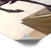 Paardenstandbeeld van Louis XIV Poster (Hoek)