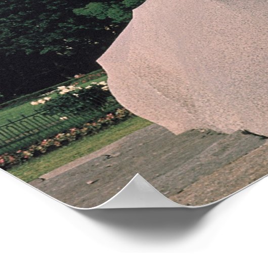 Paardenstandbeeld van Peter I de Grote, 1782 Poster (Hoek)