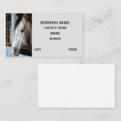 Paardenstatief Visitekaartje (Voorkant / Achterkant)