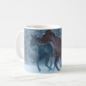 Paardenstation Koffiemok (Voorkant links)