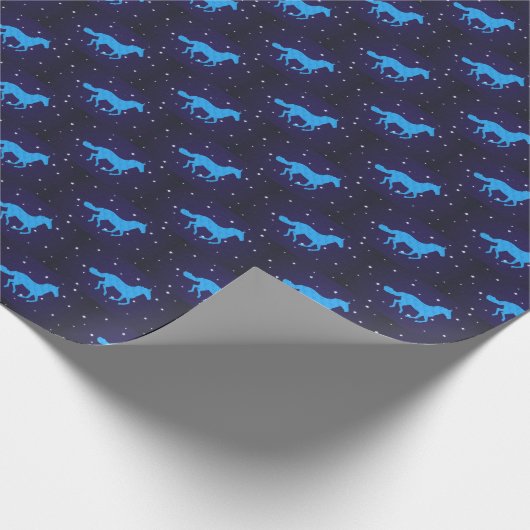 PaardenSterrennacht Cadeaupapier (Hoek)