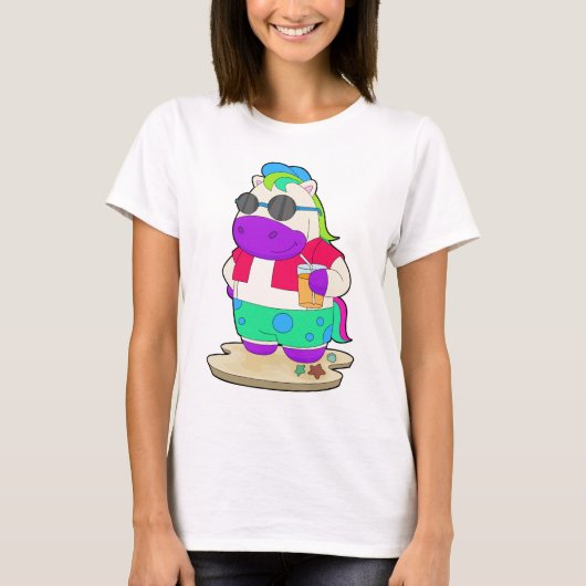 Paardenstrand Drank Zomer T-shirt (Voorkant)