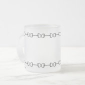 Paardenstraten Matglas Koffiemok (Voorkant links)