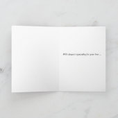 Paardensympathie Mooi gedicht op perkament look Kaart (Binnen)