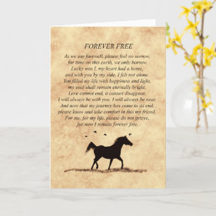 Paardensympathie Mooi gedicht op perkament look Kaart