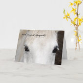 Paardensympathiekaart Kaart (Gele Bloem)