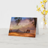 Paardensympathiekaart Kaart (Gele Bloem)