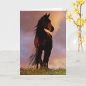 Paardensympathiekaart Kaart (Gele Bloem)