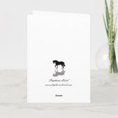 Paardensympathiekaart Kaart (Achterkant)