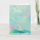 Paardensympathiekaart, Paardencondoleance Kaart (Voorkant)