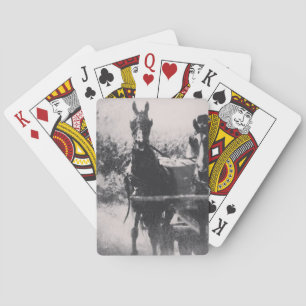 Paardenteam #paard #amish pokerkaarten