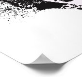 Paardentekening en Abstracte Natuur Poster (Hoek)