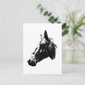 Paardentekening kunstwerk Kaart (Staand voorkant)