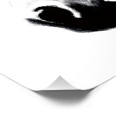 Paardentekening kunstwerk Kaart Perfect Poster (Hoek)