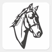 Paardentekening Stickers (Voorkant)