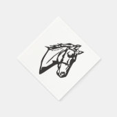 Paardentekenpapier servetten (Hoek)