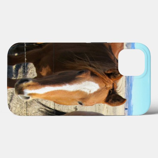 Paardentelefoongevallen Case-Mate iPhone Case (Achterkant (horizontaal))