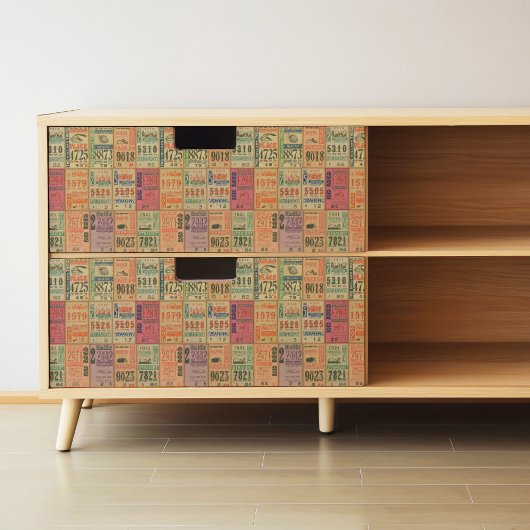 paardentickets ontkoppel- of inpakpapier