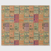 paardentickets ontkoppel- of inpakpapier (Vlak)