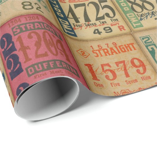  paardentickets ontkoppel- of inpakpapier (Rol Hoek)