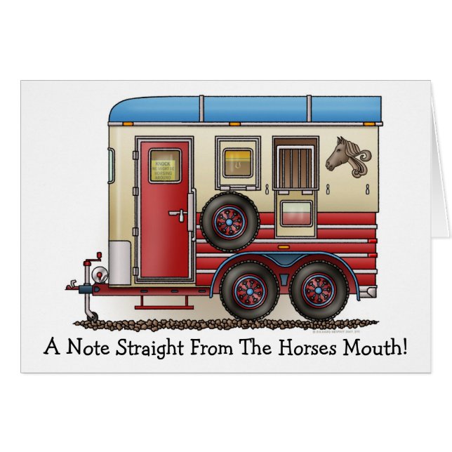 Paardentrailer (Voorkant Horizontaal)