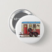 Paardentrailer Ronde Button 5,7 Cm (Voorkant /achterkant)