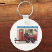 Paardentrailer Sleutelhanger (Voorkant)