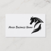 Paardentrainer, boardingstallen, rijlessen visitekaartje (Achterkant)