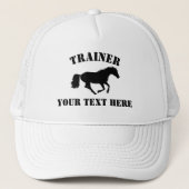 Paardentrainer of -werf trucker pet (Voorkant)