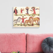 Paardentrainers Canvas Afdruk (Insitu (Woonkamer))