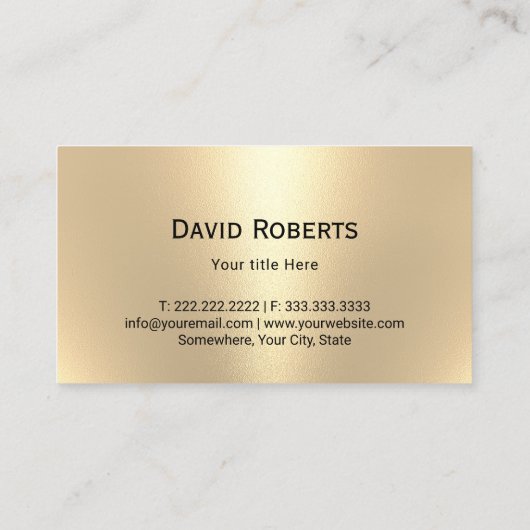 Paardentraining Equine Chiropractor Zwart & Goud Visitekaartje (Achterkant)