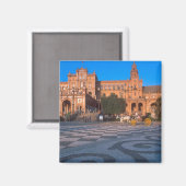 Paardentrekken in het Plaza de Espana in Magneet (Voorkant / Achterkant)