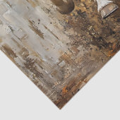 Paardentrio Galoping Schilderij Decoupage Tissuepapier (Detail)