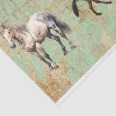 Paardenvariëteit voor decoupage, achtergrond tissuepapier (Detail)