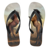 paardenvecht teenslippers (Voetbed)