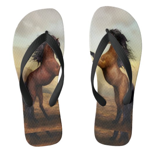 paardenvecht teenslippers (Voetbed)
