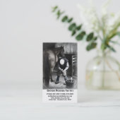 Paardenveerdiensten - Hoofrand en schoen Visitekaartje (Staand voorkant)