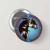 Paardenverf, vervormd, Button (Voorkant /achterkant)