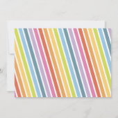 Paardenverjaardag Foto-uitnodiging // Regenboog Kaart (Achterkant)