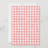 Paardenverjaardagsuitnodiging Roze Bloemen Pony Ui Kaart (Achterkant)