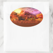 Paardenverschijnselen Herfst Sticker (Tas)