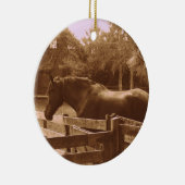 Paardenversiering Keramisch Ornament (Rechts)