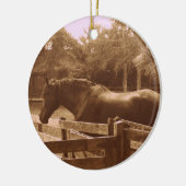 Paardenversiering Keramisch Ornament (Links)