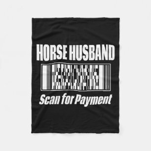Paardenverzorger fleece deken