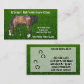 Paardenveterinair Visitekaartje (Voorkant / Achterkant)