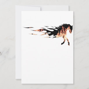 Paardenvlammen, Paard Logo, Paard Bedankkaart