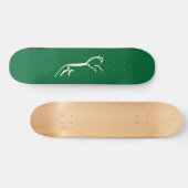Paardenvoeding - Retro Persoonlijk Skateboard (Horizontaal)